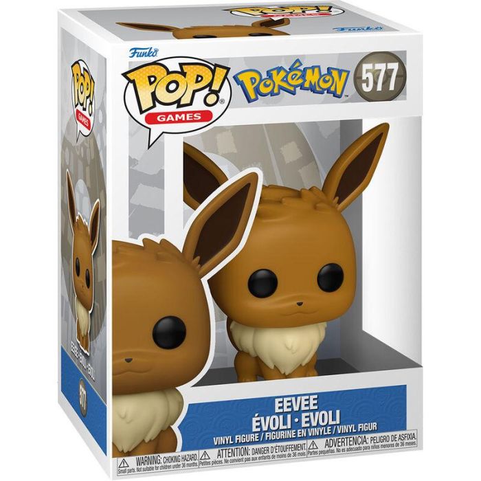 Funko Pop Pokemon Eevee 64637 - Figura de Vinilo de 9cm con Caja Original 2 Funko Pop Pokemon Eevee 64637 - Figura de Vinilo de 9cm con Caja Original 2