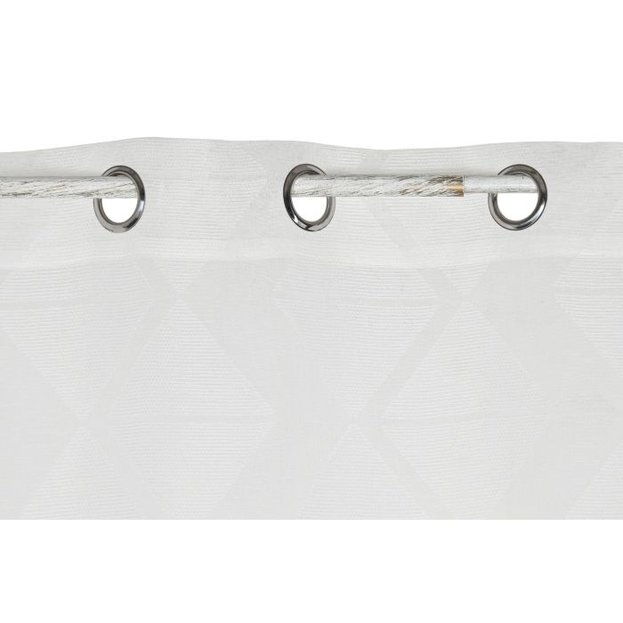 Cortina Urban DKD Home Decor Blanco 260 x 140 cm (2 Unidades) 1