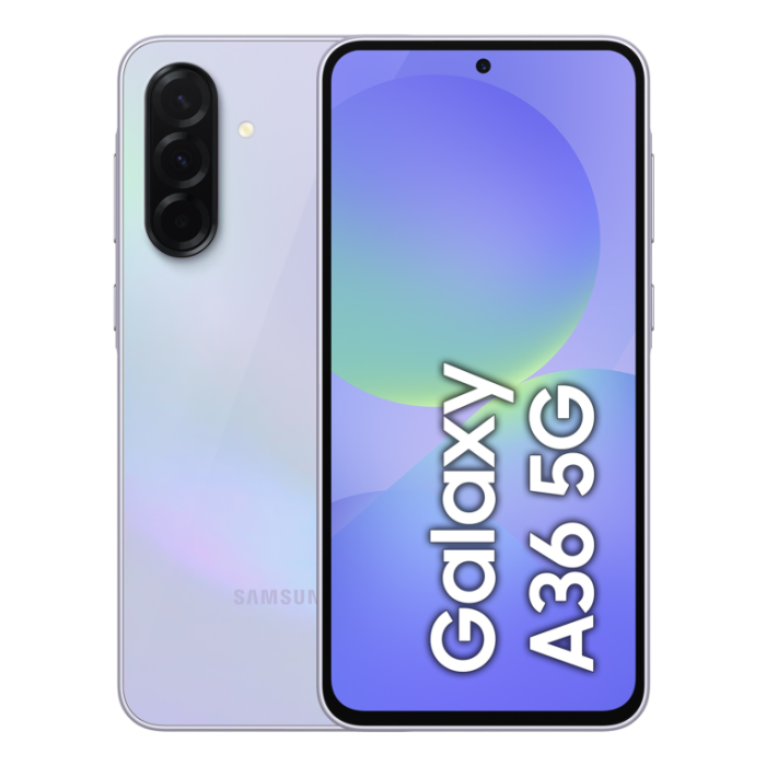 Smartphone Samsung Galaxy A36 8GB/ 256GB/ 6.7"/ 5G/ Lavanda Smartphone Samsung Galaxy A36 8GB/ 256GB/ 6.7"/ 5G/ Lavanda