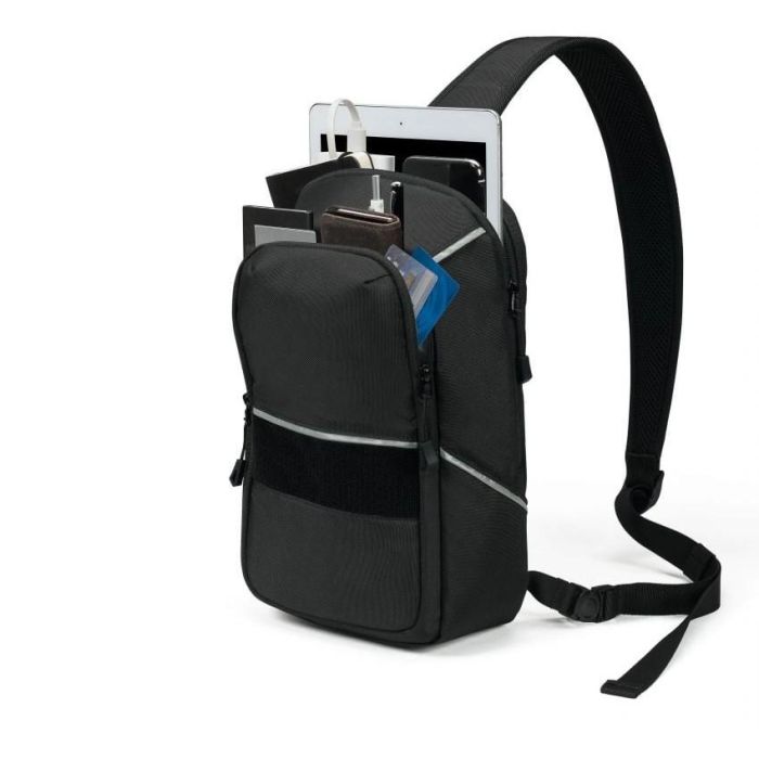 Dicota P20471-15 Sling Bag Reflective Negra, Mochila Senderismo 12.9", Resistente Agua, Elementos Reflectantes, PET Reciclado 7 Dicota P20471-15 Sling Bag Reflective Negra, Mochila Senderismo 12.9", Resistente Agua, Elementos Reflectantes, PET Reciclado 7