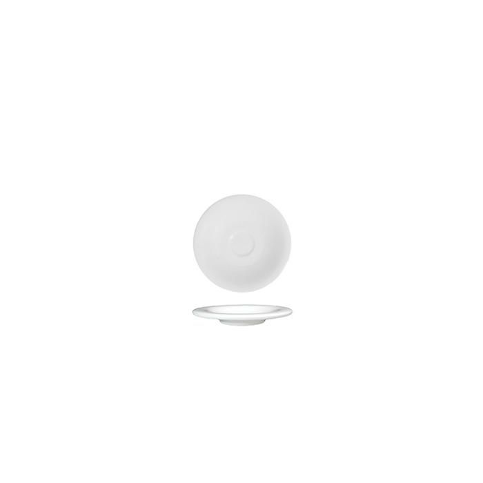SUMMA Sira Platillo Llano 14 cm - Colección Sira, Porcelana, Blanco, Diámetro 14.5 cm (6 Unidades)