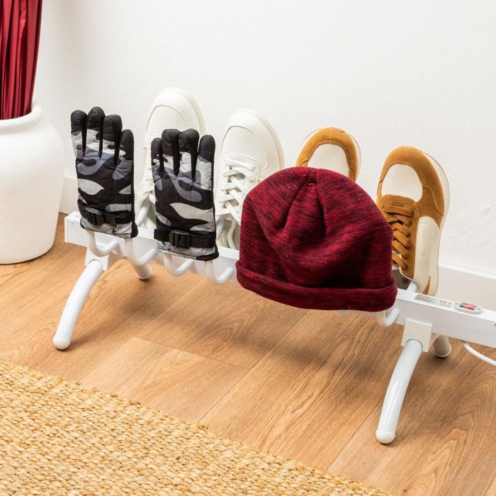 Tendedero Secador de Calzado Eléctrico InnovaGoods 80 W 4 pares 3 Tendedero Secador de Calzado Eléctrico InnovaGoods 80 W 4 pares 3