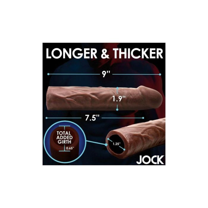 Funda para pene XR Negro Ø 4,8 cm 3