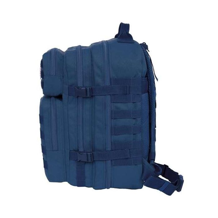 Mochila militar portatil 15,6'' safta basic "marino" 30x48x23cm 2