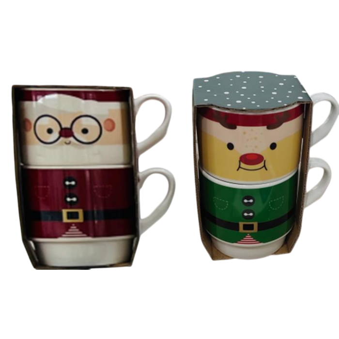 Taza Navidad Tradicional DKD Home Decor Rojo Verde 8.5 x 8.5 x 12 cm Set de 2 (6 Unidades) 0 Taza Navidad Tradicional DKD Home Decor Rojo Verde 8.5 x 8.5 x 12 cm Set de 2 (6 Unidades) 0