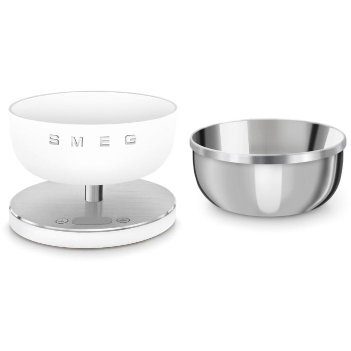 Smeg Báscula de Cocina KSC01WHMWW Blanco Mat 5 kg 8 Smeg Báscula de Cocina KSC01WHMWW Blanco Mat 5 kg 8