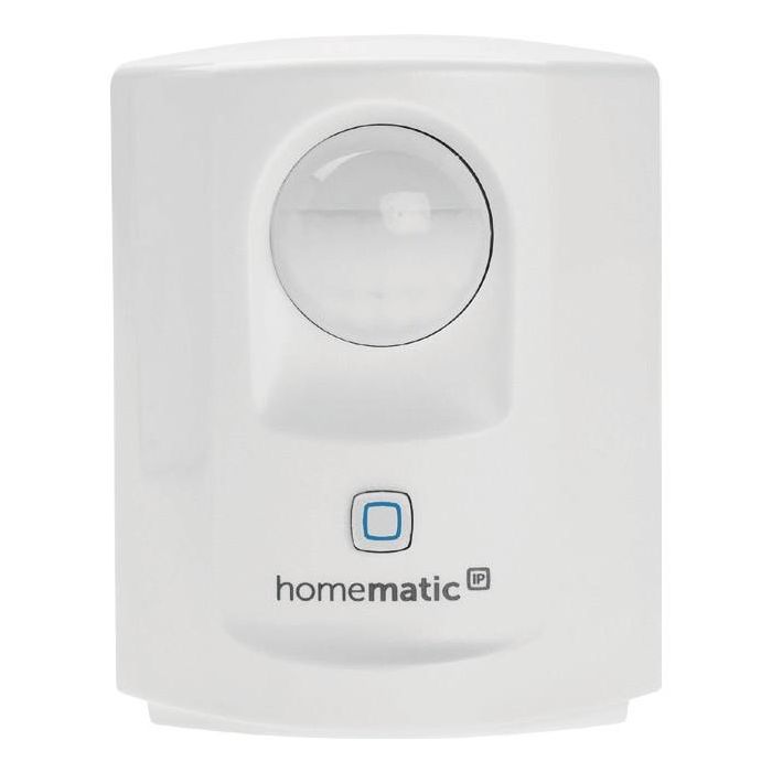 Homematic IP Detector de Movimiento y Crepuscular Interior, HmIP-SMI, para Techo/Pared, Blanco, Ángulo 105°