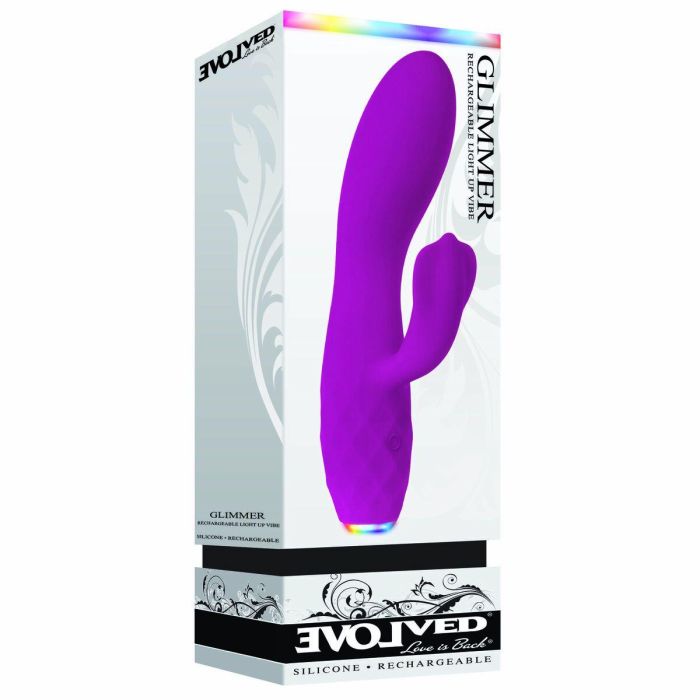 Vibrador Punto G Evolved Glimmer Morado 1