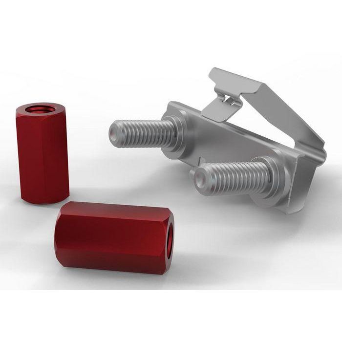 PATCHBOX /dev/mount (50-Pack) - Sistema de montaje para railes de 19 pulgadas, instalación rápida y segura, 1 pieza. 4