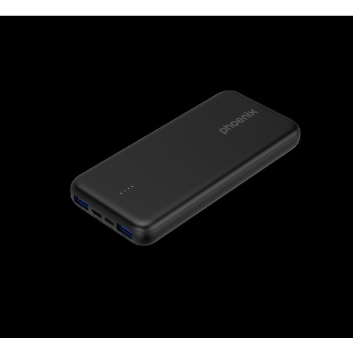 Phoenix Technologies Powerbank Batería Externa 10000mAh con Quick Charge y Power Delivery, USB Tipo A y C Phoenix Technologies Powerbank Batería Externa 10000mAh con Quick Charge y Power Delivery, USB Tipo A y C