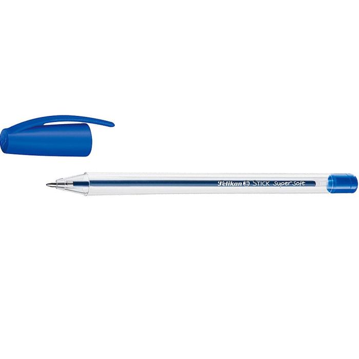 Boligrafo Pelikan Stick Super Soft Azul 50 unidades 1