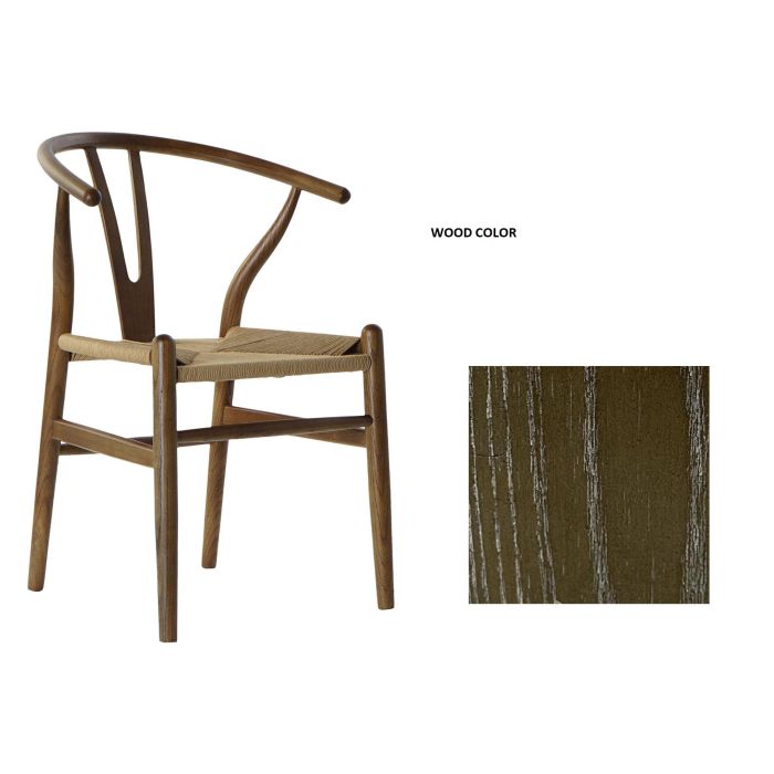 DKD Home Decor Silla Cottage Natural Olmo Ratan 46 x 80 x 55 cm