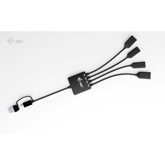 I-TEC USB-C/USB-A Cable HUB 4 port 2x USB-C 3.2 Gen 1 2x USB-A 3.2 Gen 1 1 I-TEC USB-C/USB-A Cable HUB 4 port 2x USB-C 3.2 Gen 1 2x USB-A 3.2 Gen 1 1
