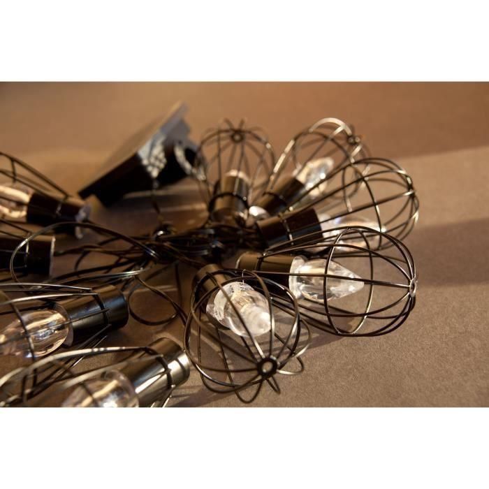 Guirnalda solar LUMIJARDIN jaula de Kenia con 10 bombillas decorativas 2 Guirnalda solar LUMIJARDIN jaula de Kenia con 10 bombillas decorativas 2