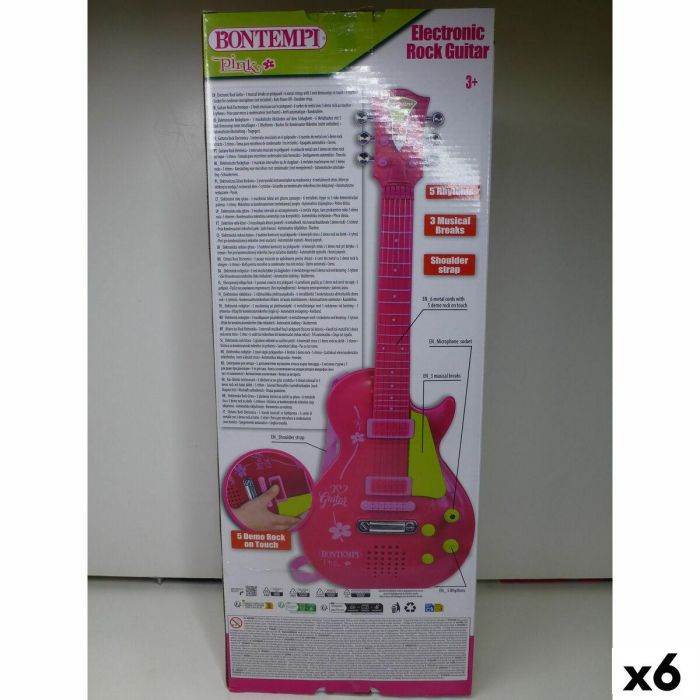 Guitarra Infantil Bontempi 20 x 56 x 4 cm (6 Unidades) 13 Guitarra Infantil Bontempi 20 x 56 x 4 cm (6 Unidades) 13