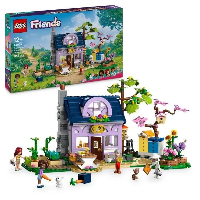 LEGO Friends 42669 Casa del Apicultor y Jardín de Flores - Juego Creativo para Niñas LEGO Friends 42669 Casa del Apicultor y Jardín de Flores - Juego Creativo para Niñas