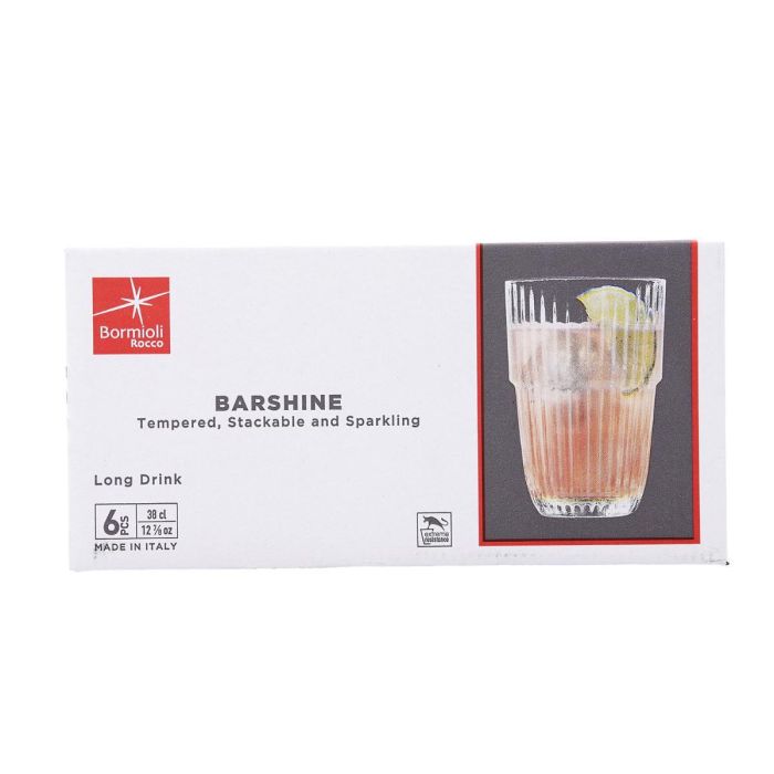 Bormioli Rocco Vaso Barshine 380 Ml (6 Unidades) Cristal Templado Apilable 3