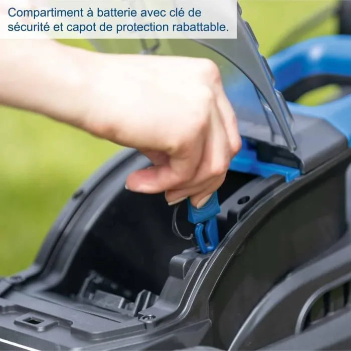 Scheppach Cortacésped Inalámbrico BC-MP320-X + Batería 1x4Ah 1x2.4Ah 3