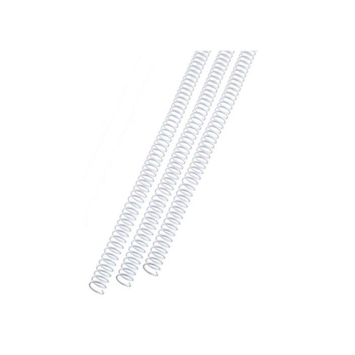 Espiral Plastico Gbc 200 Hojas Blanco 25 Mm Caja De 100
