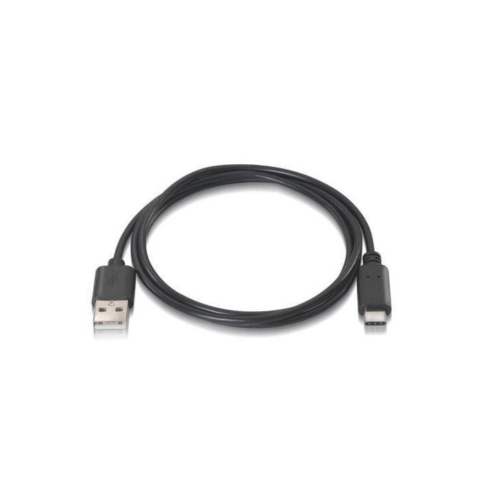 Aisens Cable USB 2.0 3A Tipo C a A Negro 0.5M 1 Aisens Cable USB 2.0 3A Tipo C a A Negro 0.5M 1