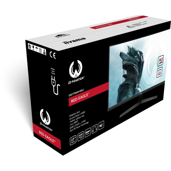 Iiyama G2766HSU-B1 Monitor Gaming 27" FHD 1920 x 1080, 1ms, 165Hz, VA, Curvo 1500R, FreeSync Premium, Negro 7