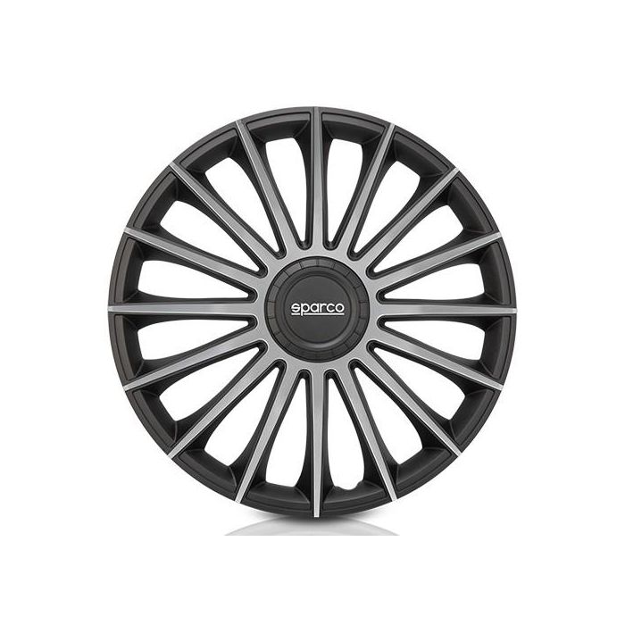 Tapacubos Torino 15" Negro-Plata Cs5 SPC1593BKSV 1 Tapacubos Torino 15" Negro-Plata Cs5 SPC1593BKSV 1