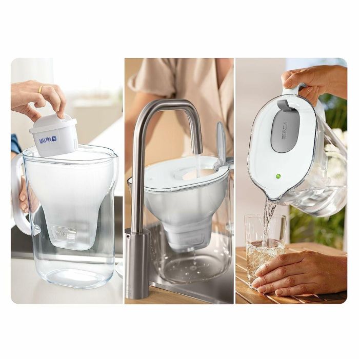 Estilo de filtrado de Brita CARAFE XL Gray (3.6L) incluyó 1 cartucho de filtro Maxtra Pro All-in-1 3