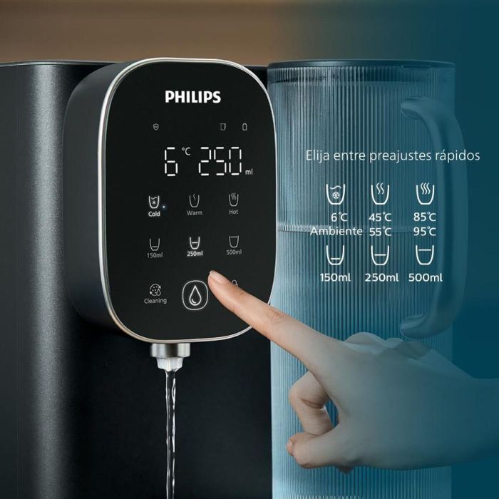 Botella Pulverizadora Philips Negro Plástico Botella Pulverizadora Philips Negro Plástico