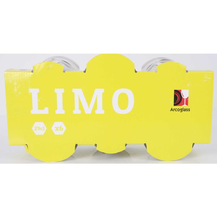 Set de 6 vasos Limo 290 cc - Inde (4 Cajas) 3 Set de 6 vasos Limo 290 cc - Inde (4 Cajas) 3