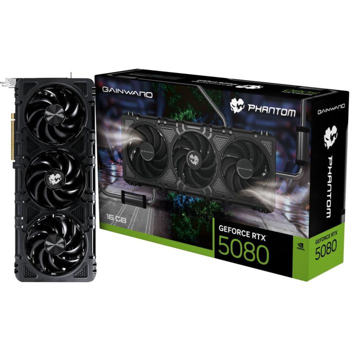 RTX 5080 16GB Gainward Phantom GDDR7 3 Fan 2 RTX 5080 16GB Gainward Phantom GDDR7 3 Fan 2