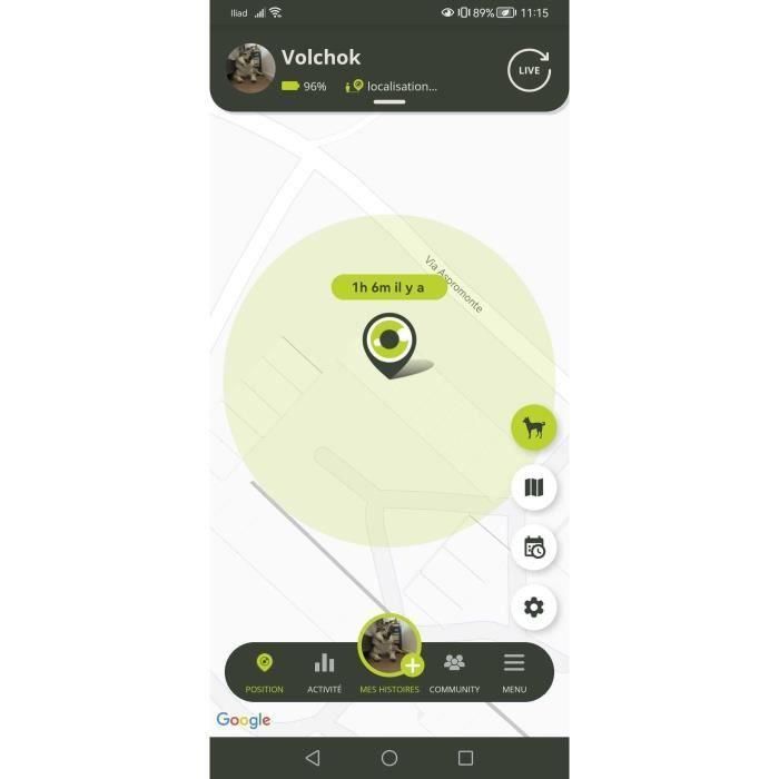 Localizador GPS - KIPPY - EVO - Amarillo Limón 1 Localizador GPS - KIPPY - EVO - Amarillo Limón 1