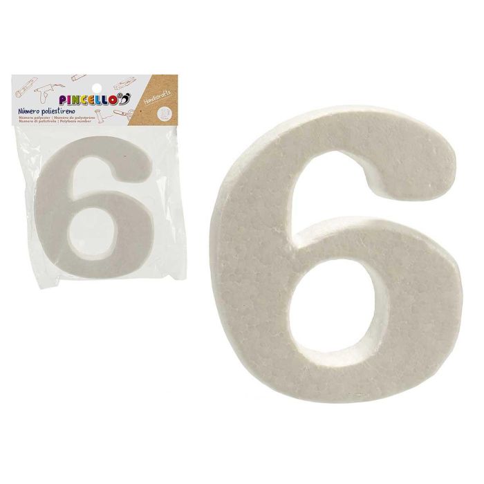 Numero 6 Poliestireno Pincello 2X15CM (48 Unidades) Numero 6 Poliestireno Pincello 2X15CM (48 Unidades)