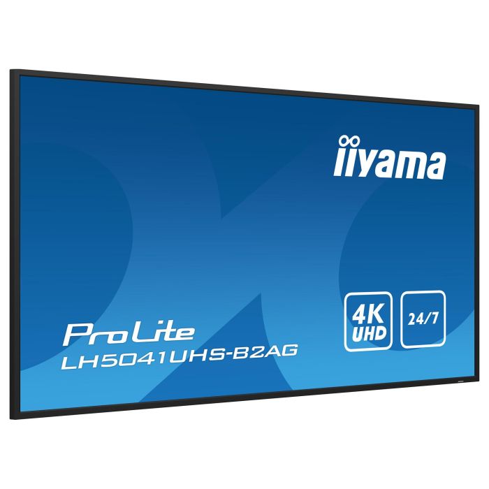 iiyama LH5041UHS-B2AG 50IN LCD UHD 4K 3840x2160 500cd/m2 24/7 3xHDMI 1xUSB 2.0 1xVGA iiyama LH5041UHS-B2AG 50IN LCD UHD 4K 3840x2160 500cd/m2 24/7 3xHDMI 1xUSB 2.0 1xVGA