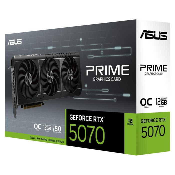 Asus Tarjeta Gráfica Prime GeForce RTX 5070 OC Edition 12GB GDDR7 PRIME-RTX5070-O12G 3