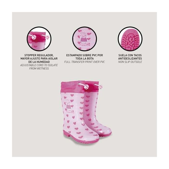 Botas de Agua Infantiles Peppa Pig Rosa 27 3 Botas de Agua Infantiles Peppa Pig Rosa 27 3
