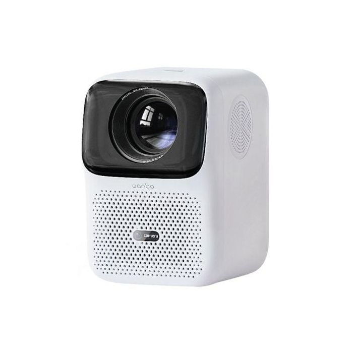 Proyector Portátil Wanbo T4/ 450 Lúmenes/ Full HD/ HDMI/ Bluetooth/ WiFi/ Blanco