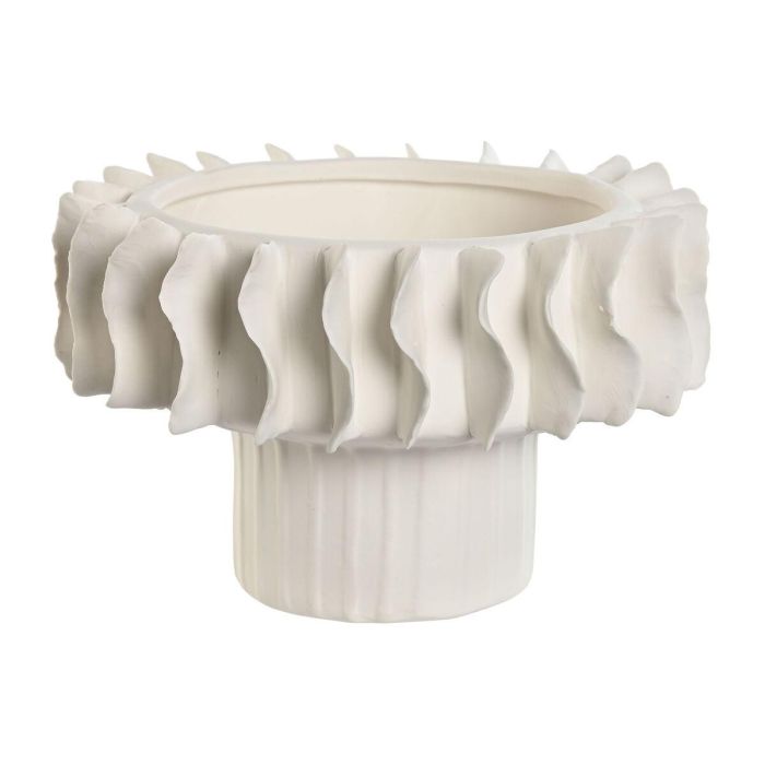 Centro Mesa Moderno DKD Home Decor Blanco 22 x 14 x 22 cm Centro Mesa Moderno DKD Home Decor Blanco 22 x 14 x 22 cm