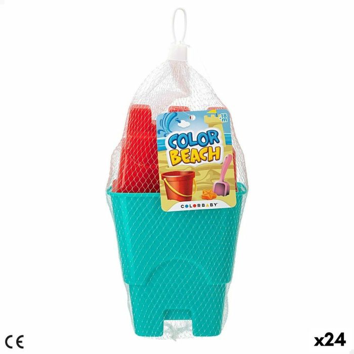 Set de Juguetes de Playa Colorbaby 3 Piezas (24 Unidades) 4 Set de Juguetes de Playa Colorbaby 3 Piezas (24 Unidades) 4