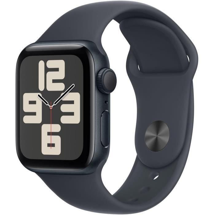 Apple Watch SE GPS - 40 mm - Caja de aluminio medianoche - Correa deportiva medianoche - M/L