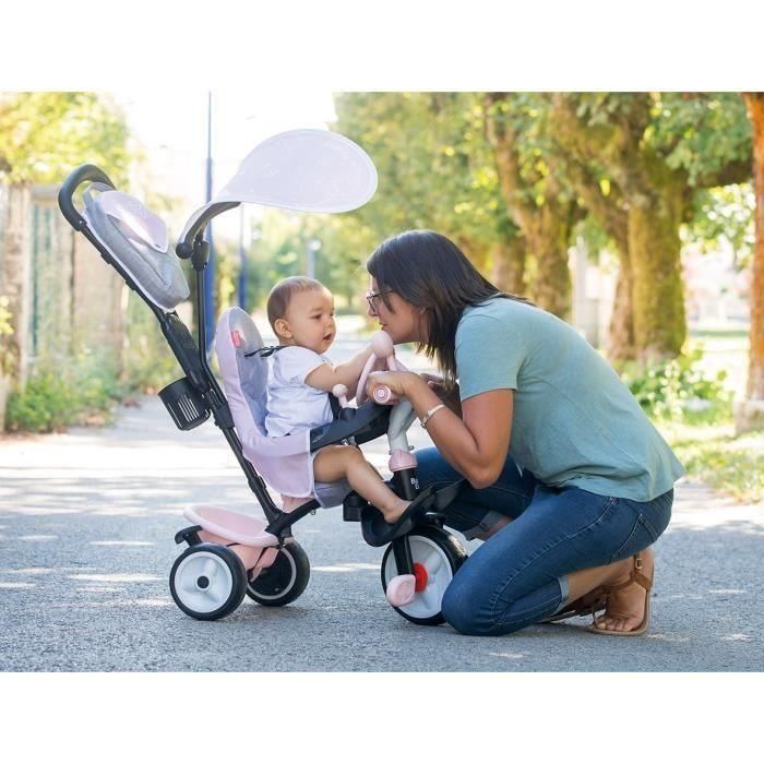 Triciclo Baby Driver Plus Rosa - SMOBY 2 Triciclo Baby Driver Plus Rosa - SMOBY 2