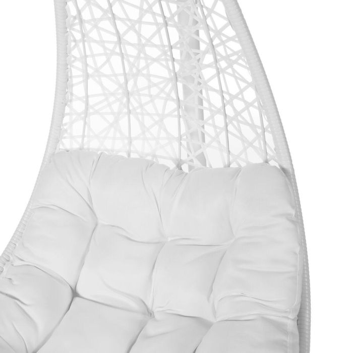 Sillón de jardín colgante Dido Blanco Ratán 82 x 84 x 132 cm 3