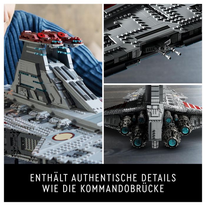 LEGO Star Wars Crucero de Ataque Clase Venator de la República 75367 - Juego de Construcción con 5374 Piezas 30