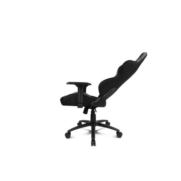 Drift Silla para Videojuegos DR110BGRAY Butaca para Jugar Negra Gris, Reposabrazos 4D, Transpirable, Pistón Gas Clase 4 3