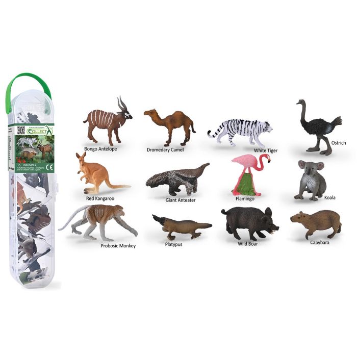 Tubo Mini Animales Salvajes A1219-C Collecta 1
