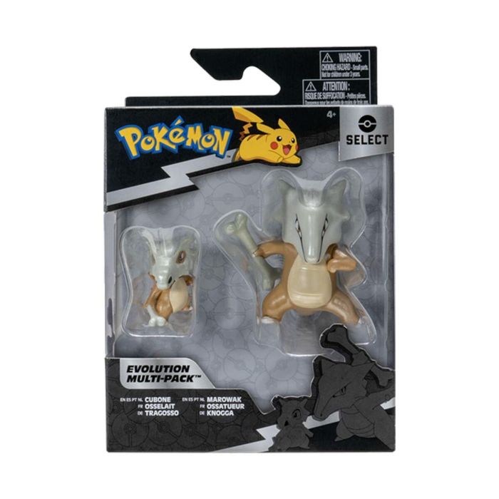Bandai BAN3701405812379 Pokémon Evolution Pack Osselait (5 cm) y Ossatueur (10 cm) 3