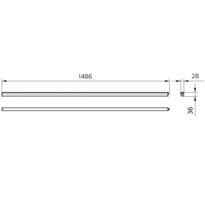 Regleta LED "Philips" 150Cm 24W 2400Lm 3000ºK IP20 35000H [PH-52793599] 7