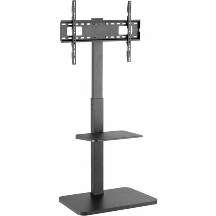 Equip Soporte de Suelo para TV, Compatible con VESA hasta 600x400, Ajustable en Altura, Capacidad de Carga 40kg, con Estante para Equipos y Gestión de Cables 6