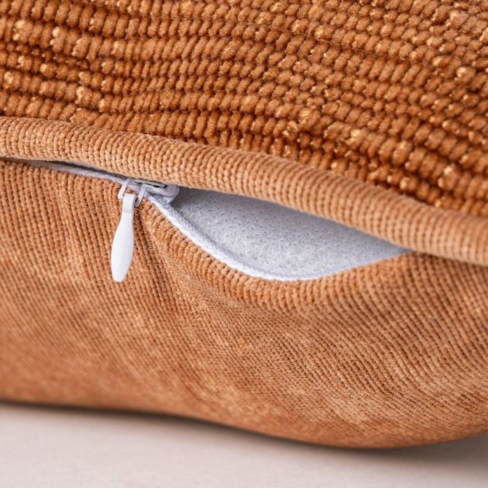 Cojín Ocre Poliester 50 X 30 cm