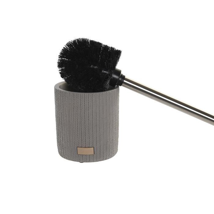 DKD Home Decor Escobillero Basicos de Cemento y Acero Inoxidable Gris 10x10x36 cm 0 DKD Home Decor Escobillero Basicos de Cemento y Acero Inoxidable Gris 10x10x36 cm 0
