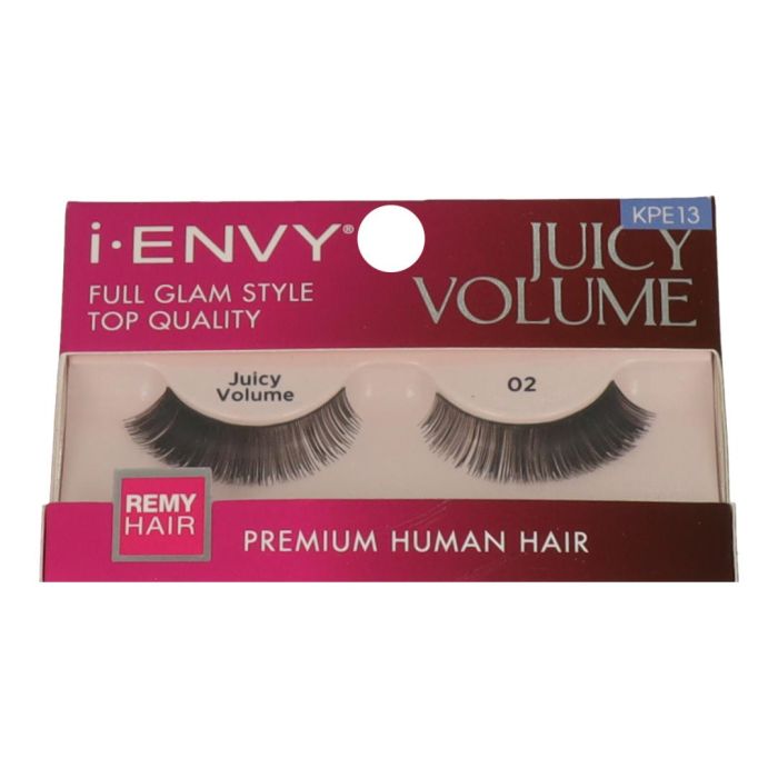 Red Kiss Pestañas Postizas Naturales Premium de Cabello Humano para Volumen y Longitud, Ligeras y Flexibles